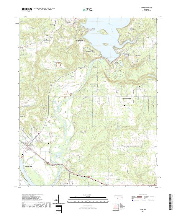 USGS Topographic Map – Gore
