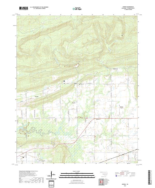 USGS Topographic Map – Gowen