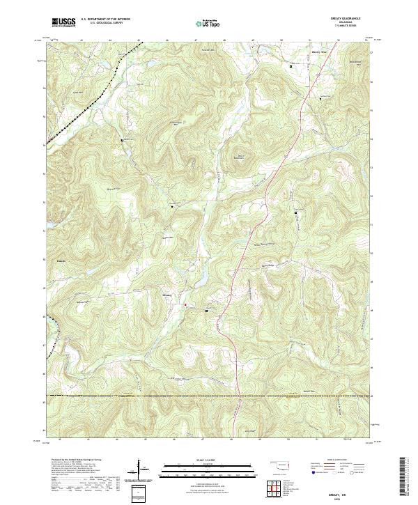 USGS Topographic Map – Greasy