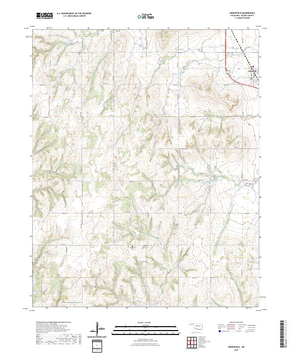 USGS Topographic Map – Greenfield