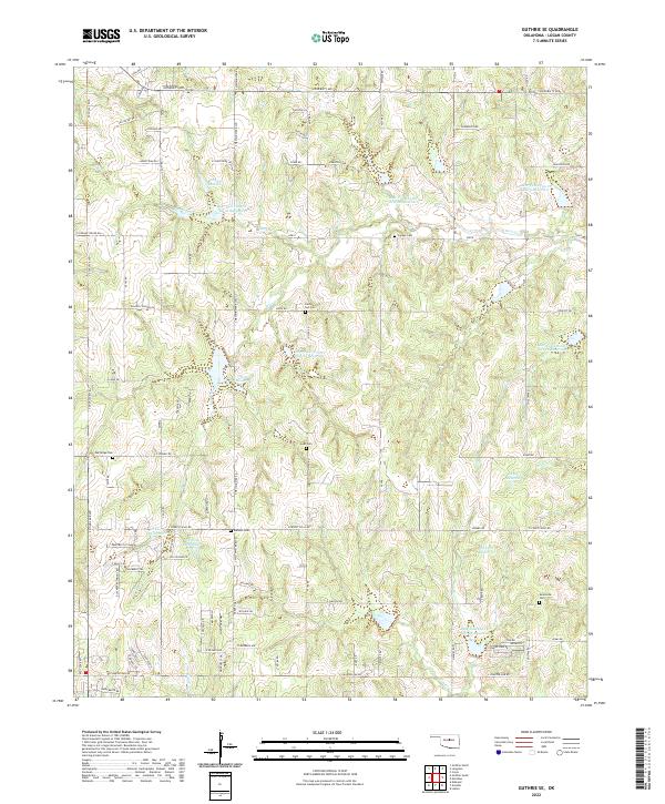 USGS Topographic Map – Guthrie SE