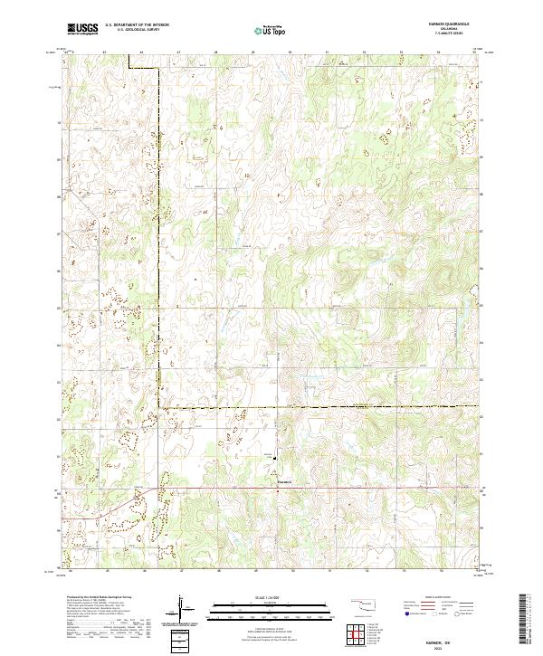 USGS Topographic Map – Harmon