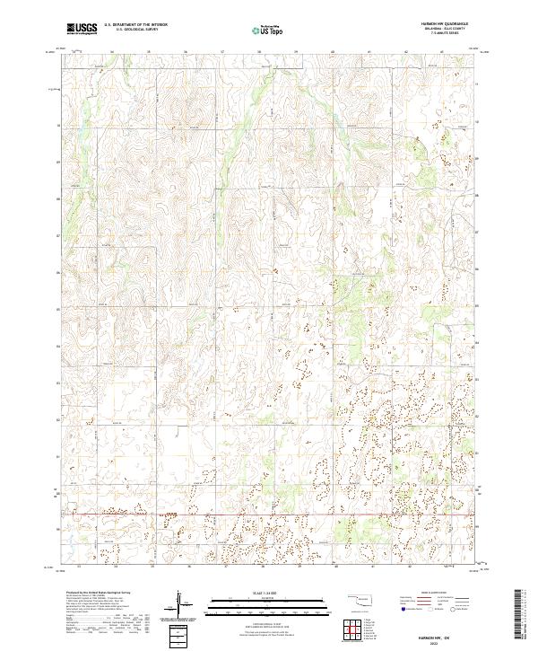 USGS Topographic Map – Harmon NW