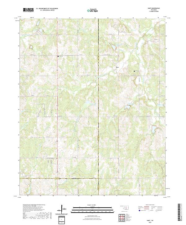 USGS Topographic Map – Hart