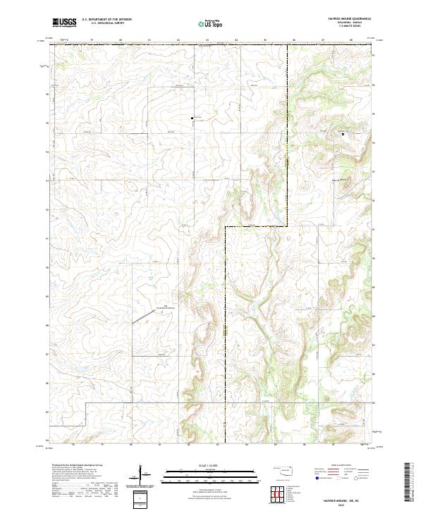 USGS Topographic Map – Hayrick Mound