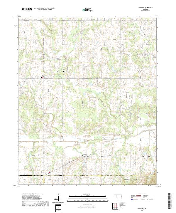 USGS Topographic Map – Hennepin