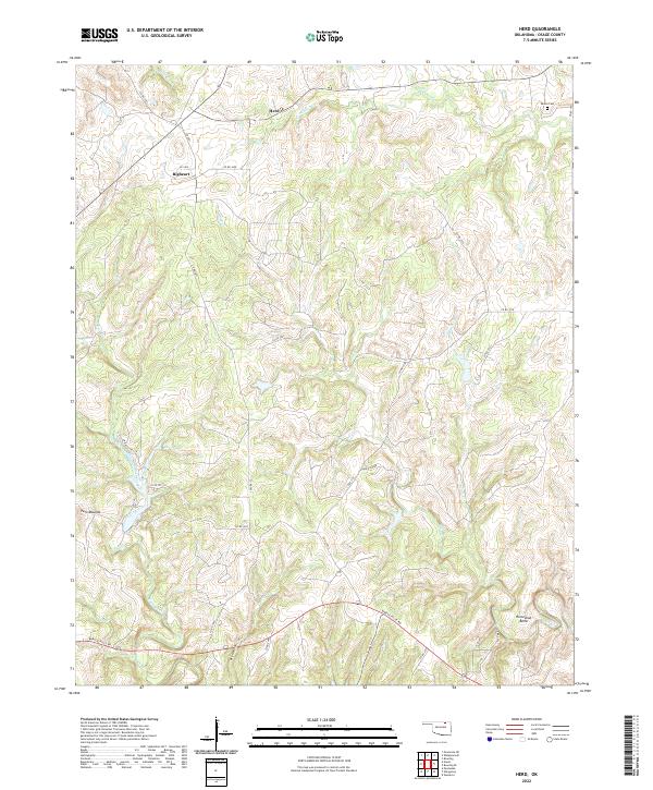 USGS Topographic Map – Herd