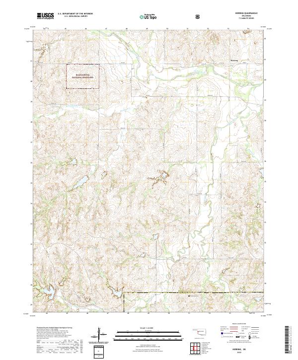 USGS Topographic Map – Herring