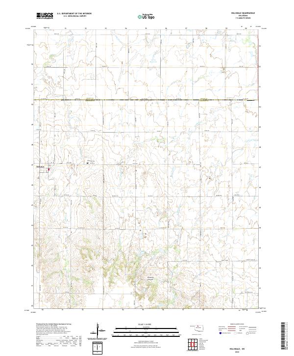 USGS Topographic Map – Hillsdale