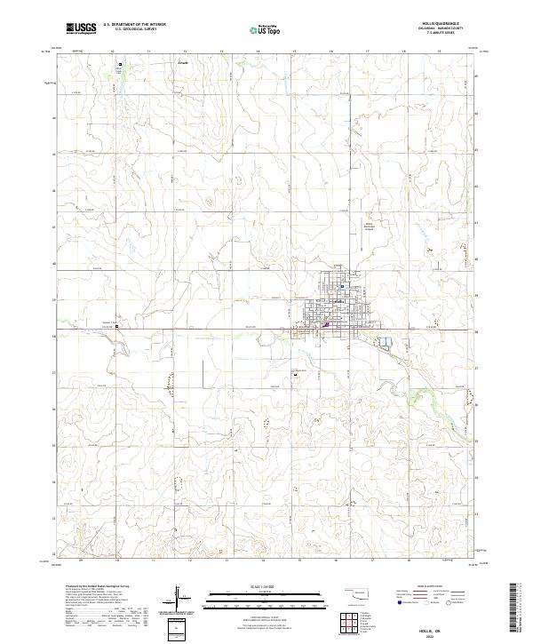 USGS Topographic Map – Hollis