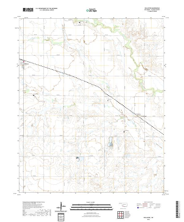 USGS Topographic Map – Hollister