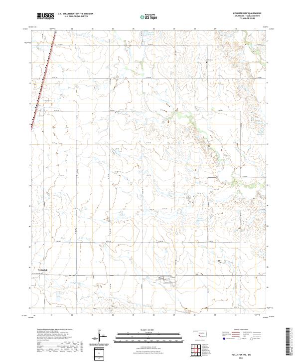 USGS Topographic Map – Hollister NW