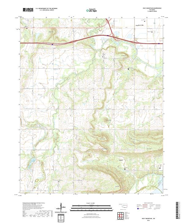 USGS Topographic Map – Holt Mountain