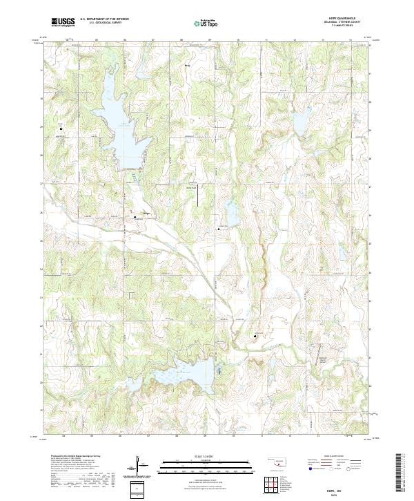 USGS Topographic Map – Hope