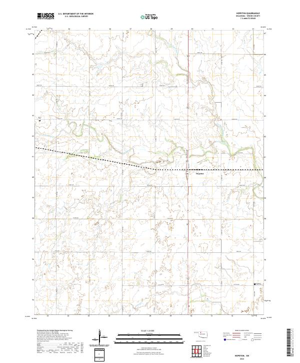 USGS Topographic Map – Hopeton