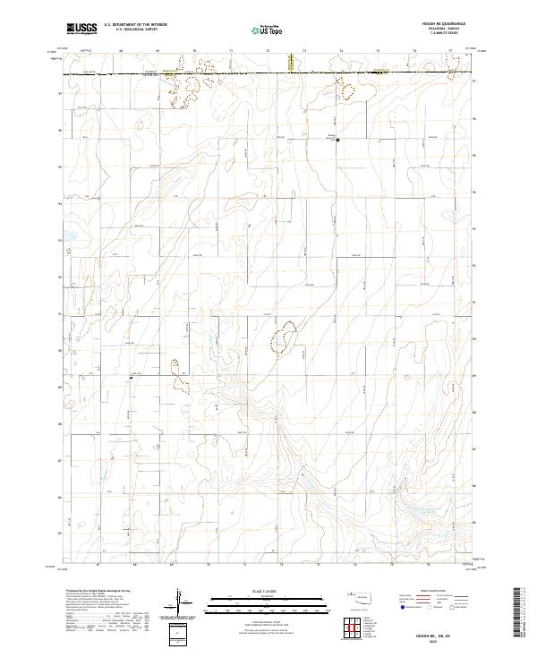 USGS Topographic Map – Hough NE