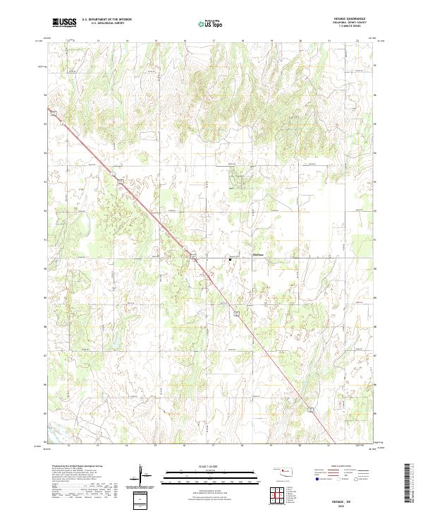 USGS Topographic Map – Hucmac