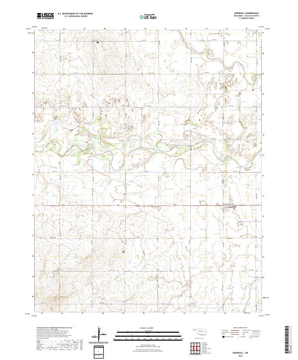 USGS Topographic Map – Ingersoll