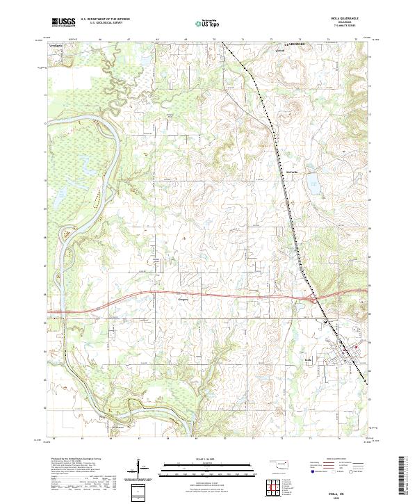 USGS Topographic Map – Inola