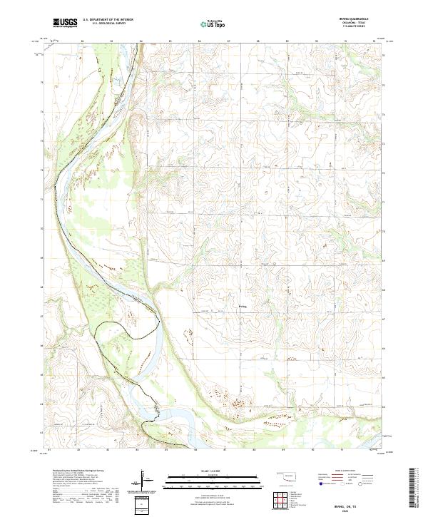 2022 Map of Irving, 2022 Print