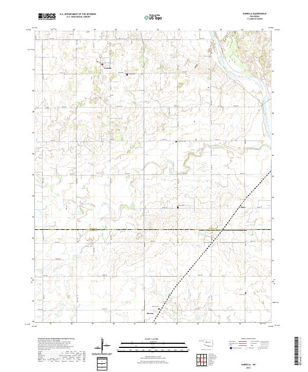 USGS Topographic Map – Isabella