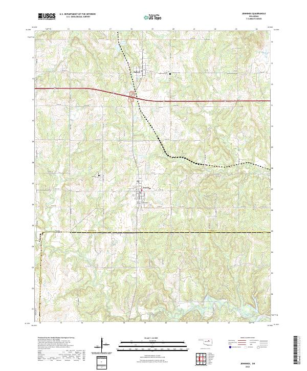 USGS Topographic Map – Jennings