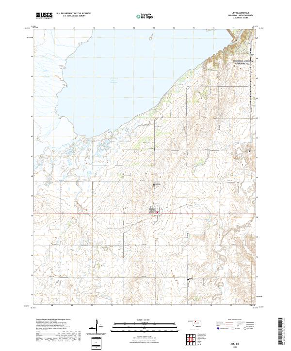 USGS Topographic Map – Jet