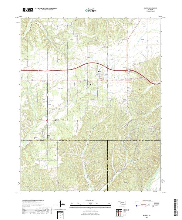 USGS Topographic Map – Kansas