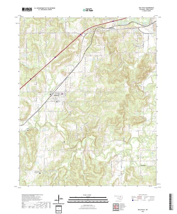 USGS Topographic Map – Kellyville