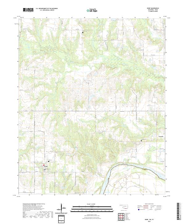2022 Map of Kemp, 2022 Print