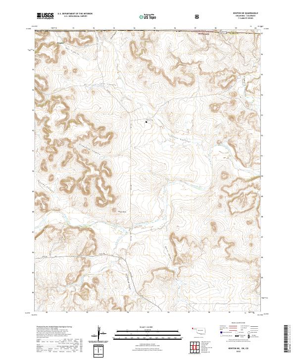 USGS Topographic Map – Kenton NE