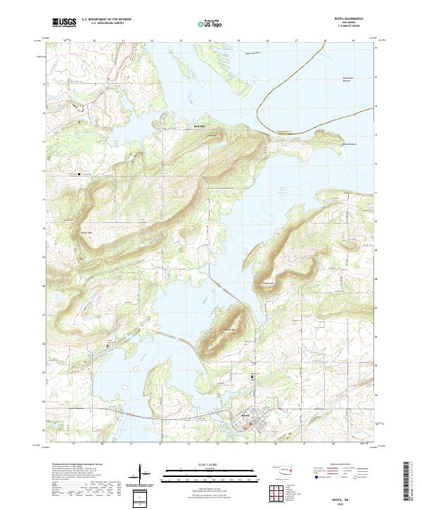 USGS Topographic Map – Keota
