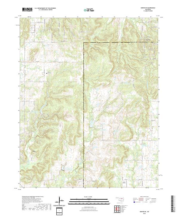 USGS Topographic Map – Kiefer SW