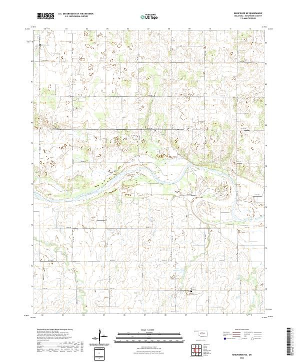 USGS Topographic Map – Kingfisher NE