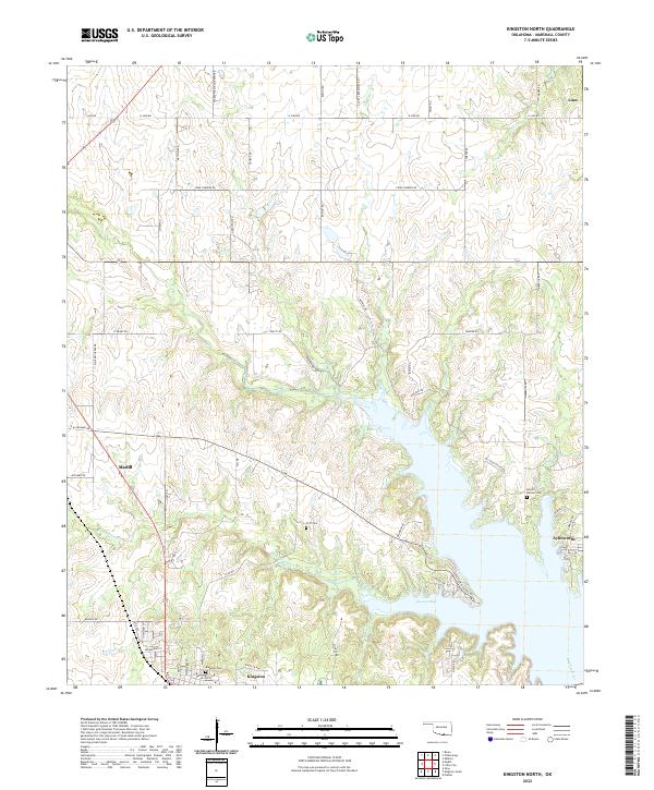 USGS Topographic Map – Kingston North