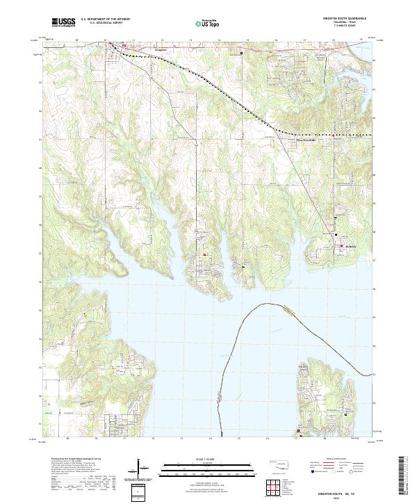 USGS Topographic Map – Kingston South
