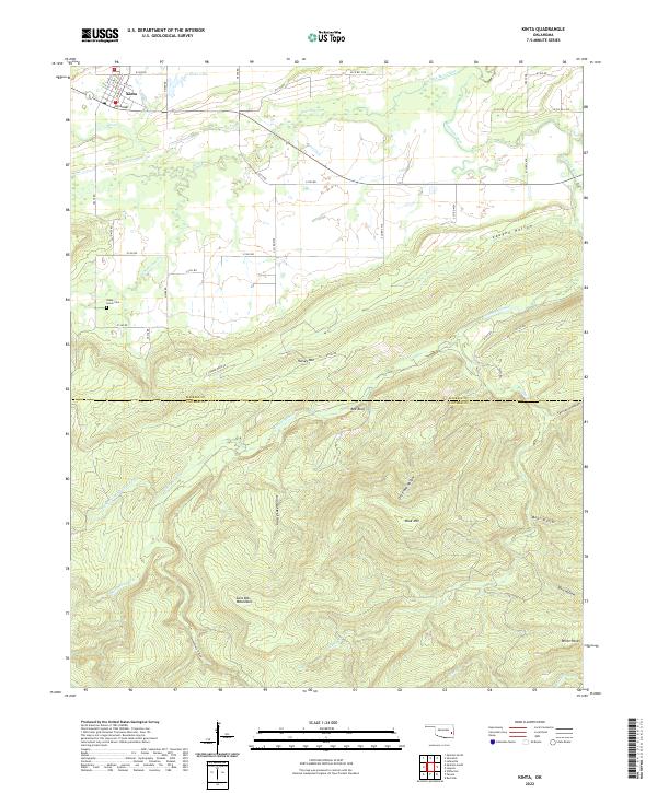 USGS Topographic Map – Kinta