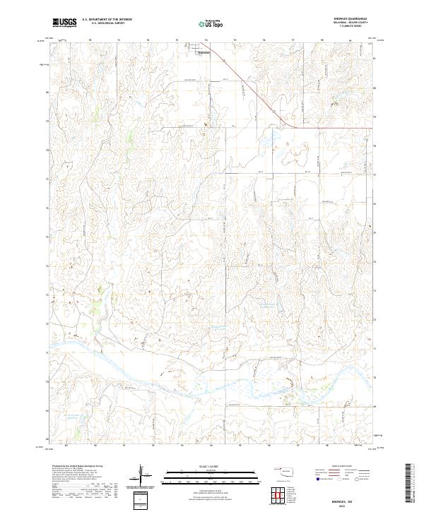 USGS Topographic Map – Knowles