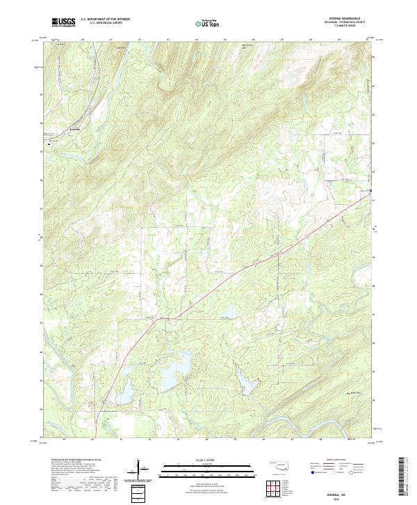USGS Topographic Map – Kosoma