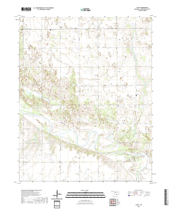 USGS Topographic Map – Lacey