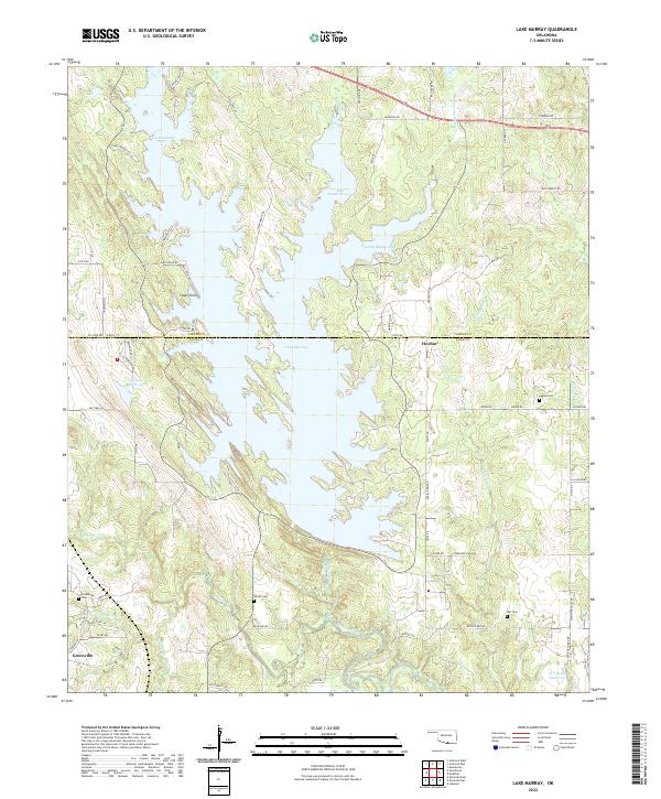 USGS Topographic Map – Lake Murray