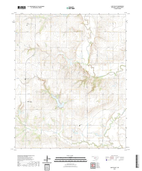 USGS Topographic Map – Lake Valley