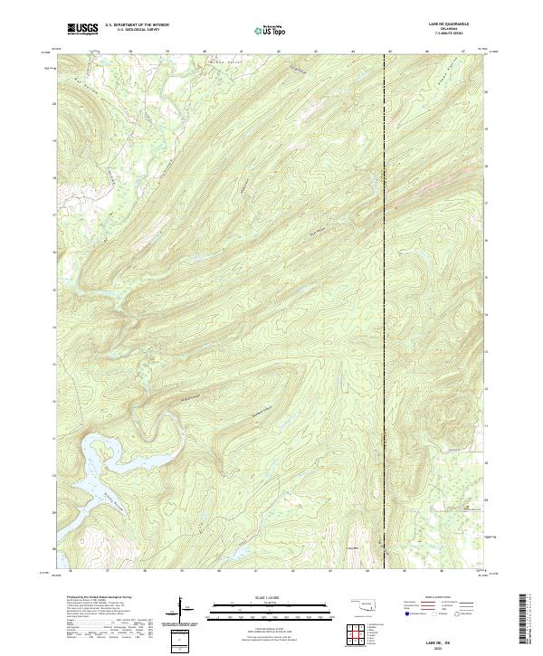 USGS Topographic Map – Lane NE