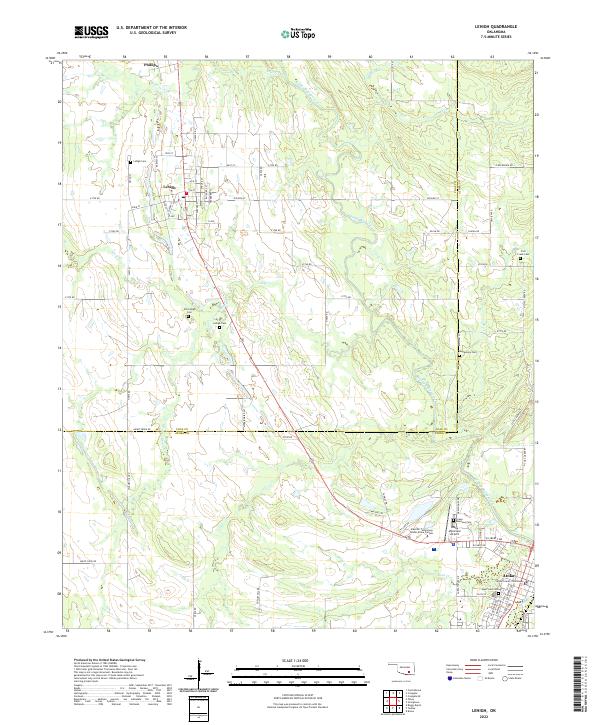 USGS Topographic Map – Lehigh