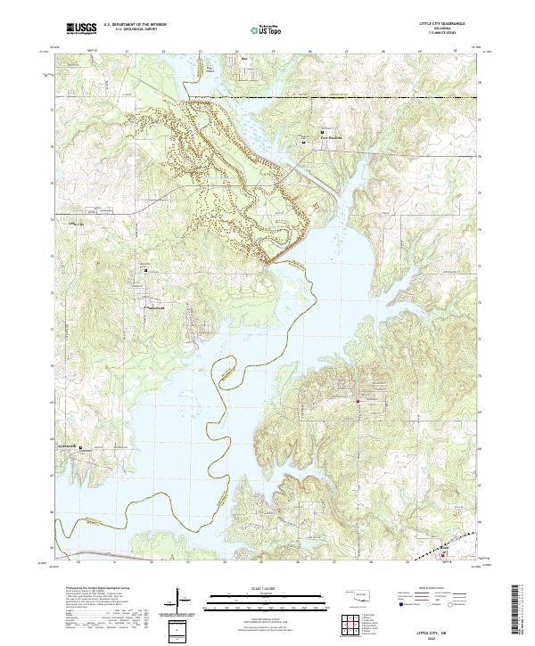 USGS Topographic Map – Little City