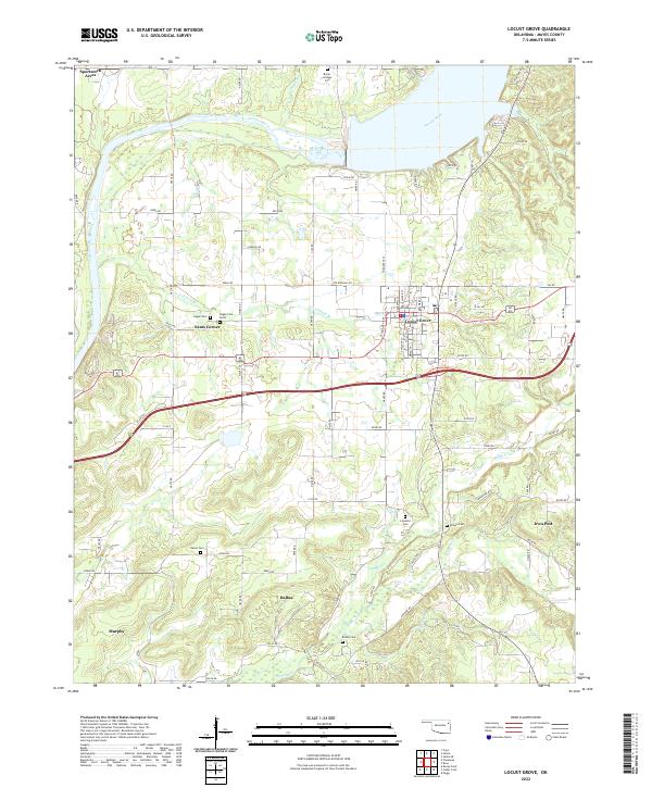 USGS Topographic Map – Locust Grove