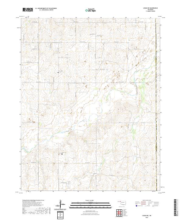 USGS Topographic Map – Logan NE