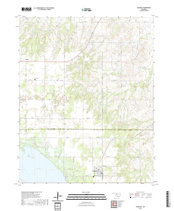 USGS Topographic Map – Longdale