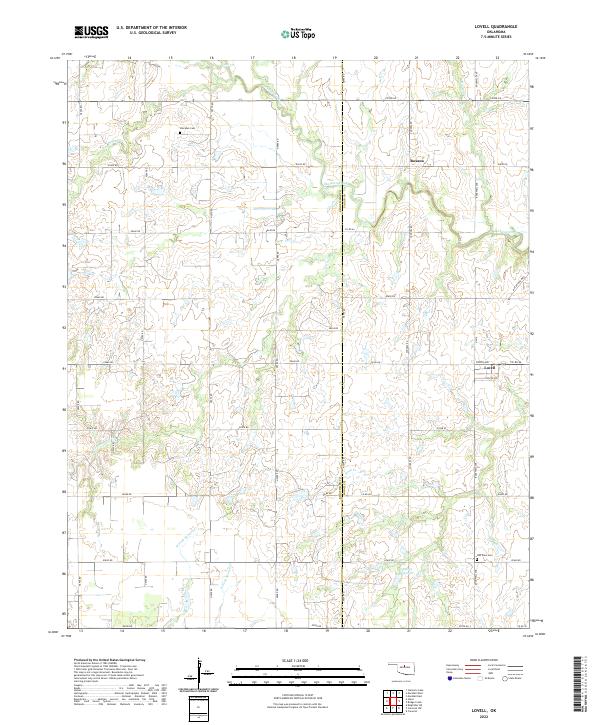 USGS Topographic Map – Lovell