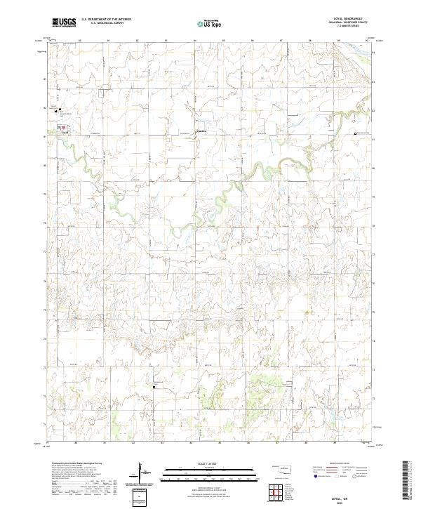 USGS Topographic Map – Loyal